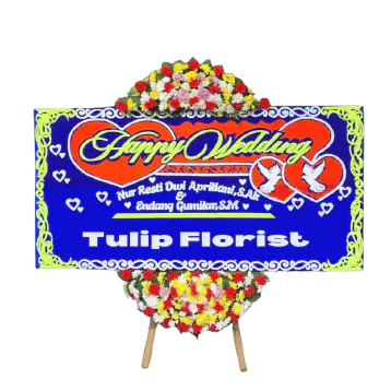 Bunga Papan Pernikahan
